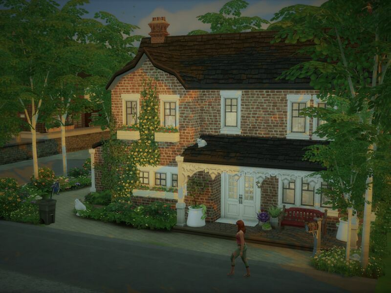 The White Cats Cottage NO CC By SGK45 6 sims 4 cc the white cats cottage no cc by sgk45 3
