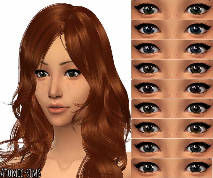 Tifa Eyes NO.16 Conversion By Atomic-Sims 1 Tifa Eyes NO.16 Conversion By Atomic-Sims Sims 4 CC