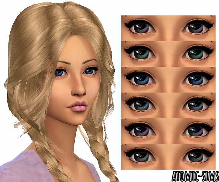 Tifa Eyes NO.20 Conversion By Atomic-Sims 1 Tifa Eyes NO.20 Conversion By Atomic-Sims Sims 4 CC