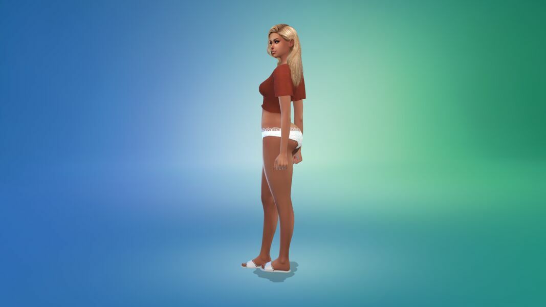 Tiffany Thomspon & “THE Apple Bottom V1” Body Preset By VTK 6 sims 4 cc tiffany thomspon the apple bottom v1 body preset by vtk 6