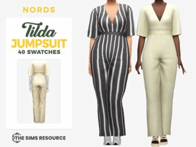 Tilda Jumpsuit By Nords Sims 4 CC
