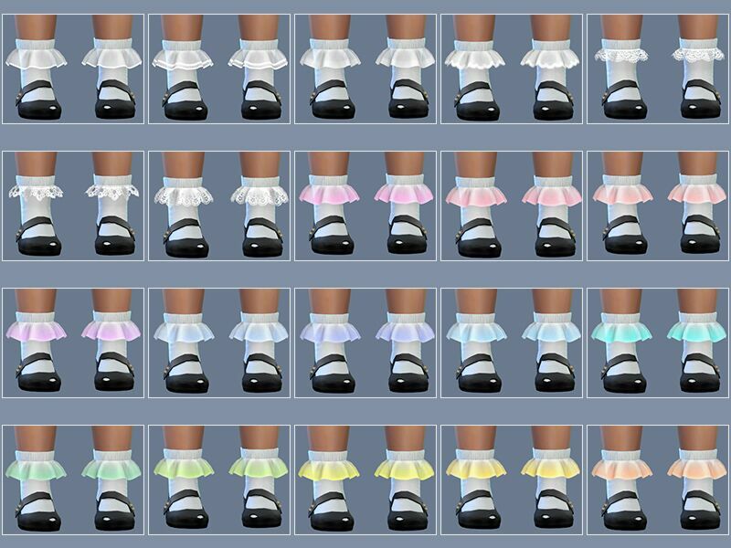 Toddler Frilly Socks 2.0 By Giulietta 2 sims 4 cc toddler frilly socks 2 0 by giulietta 2