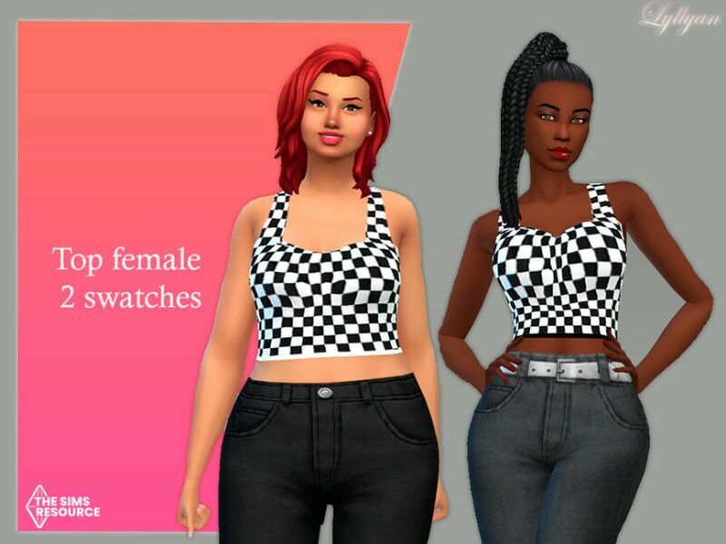 TOP Female Leda By Lyllyan 1 TOP Female Leda By Lyllyan Sims 4 CC