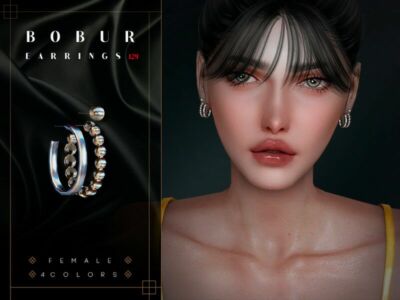 Triple Earrings Sims 4 CC