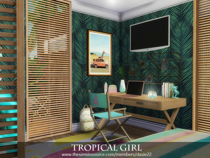 Tropical Girl By Dasie2 3 sims 4 cc tropical girl by dasie2 3
