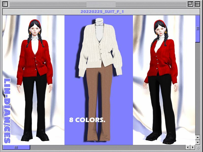 Turtleneck And Sweater Coat 1 Turtleneck And Sweater Coat Sims 4 CC