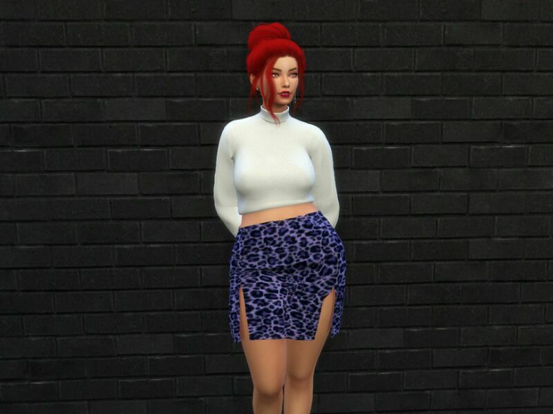 TWO Slit Skirt By Chrimsimy 2 sims 4 cc two slit skirt by chrimsimy 2