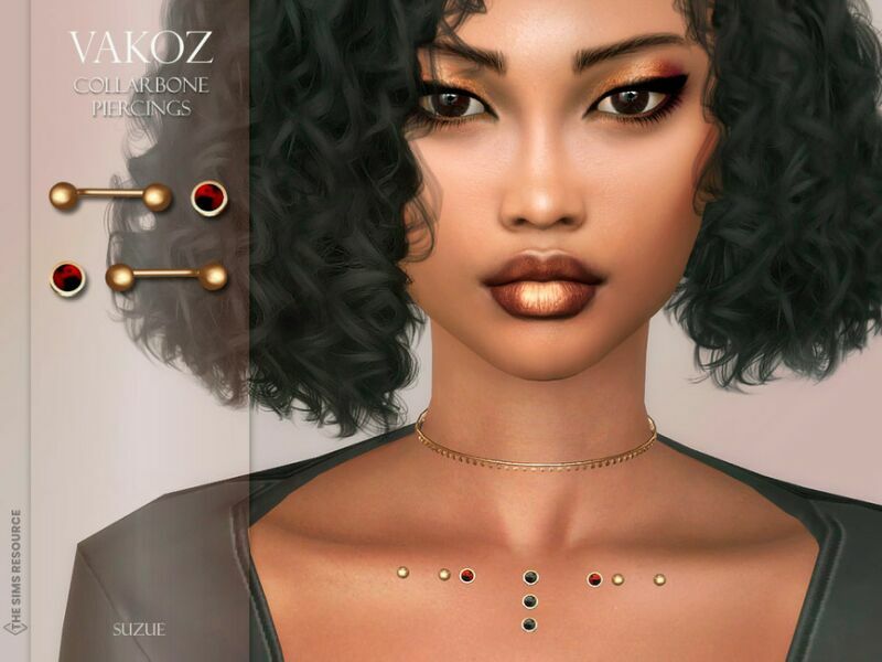 Vakoz Collarbone V2 Piercings By Suzue 2 sims 4 cc vakoz collarbone v2 piercings by suzue 2