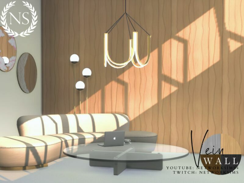Vein Wooden Wall By Networksims 1 Vein Wooden Wall By Networksims Sims 4 CC