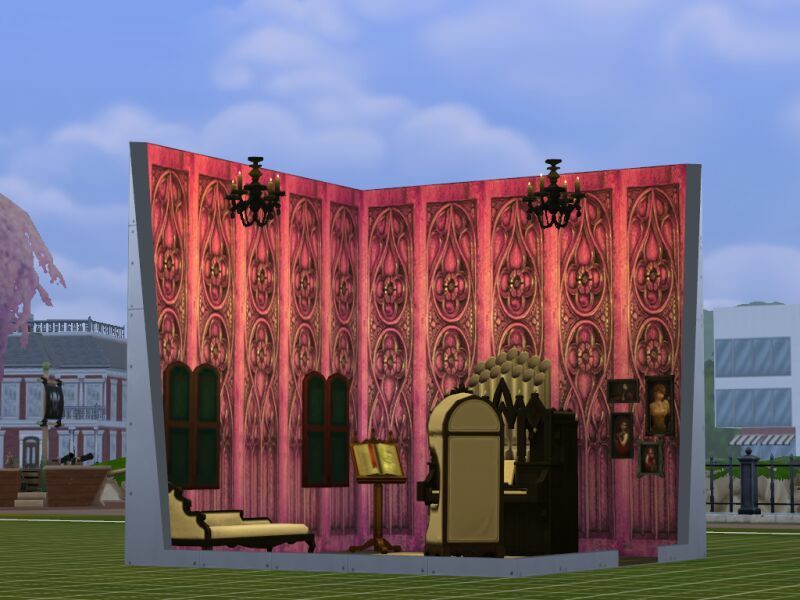 Victorian Panels 5 sims 4 cc victorian panels 2