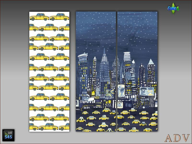 Wallpapers For BOY Room 9 sims 4 cc wallpapers for boy room 4