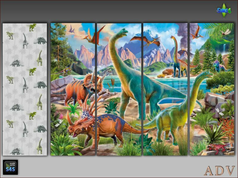 Wallpapers For BOY Room 8 sims 4 cc wallpapers for boy room 5