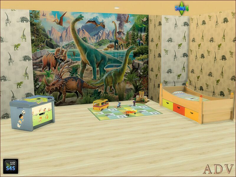 Wallpapers For BOY Room 7 sims 4 cc wallpapers for boy room 6
