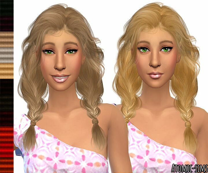 Wingssims ES0626 Hair Retexture By Atomic-Sims 1 Wingssims ES0626 Hair Retexture By Atomic-Sims Sims 4 CC