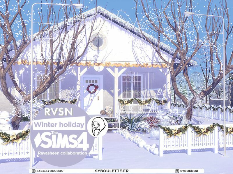 Winter Holiday Decor Trims By Syboulette 2 sims 4 cc winter holiday decor trims by syboulette 3