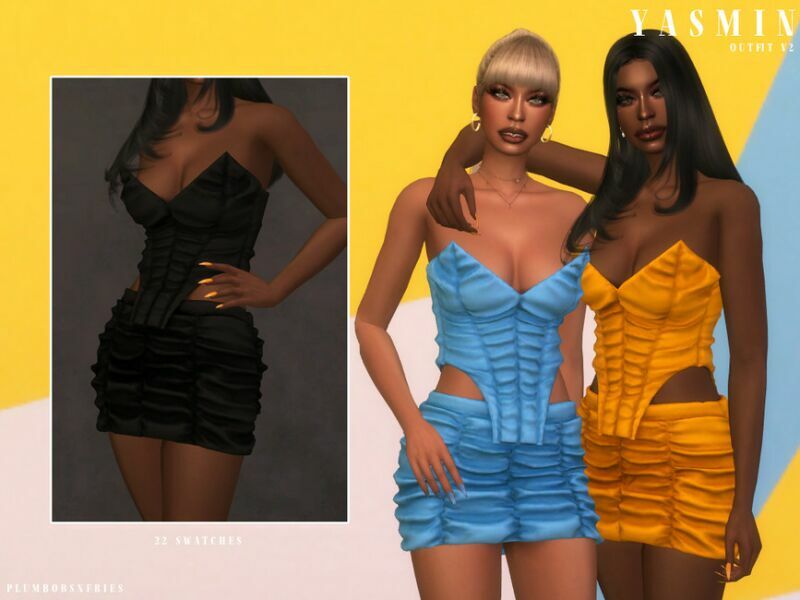 Yasmin | Outfit V2 1 Yasmin | Outfit V2 Sims 4 CC