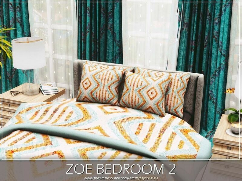 ZOE Bedroom 2 By Mychqqq 6 sims 4 cc zoe bedroom 2 by mychqqq 2