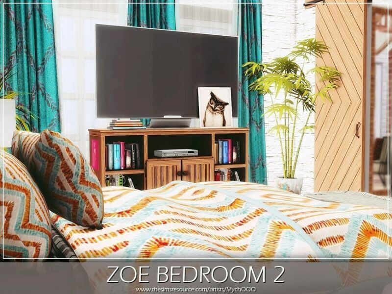 ZOE Bedroom 2 By Mychqqq 4 sims 4 cc zoe bedroom 2 by mychqqq 4