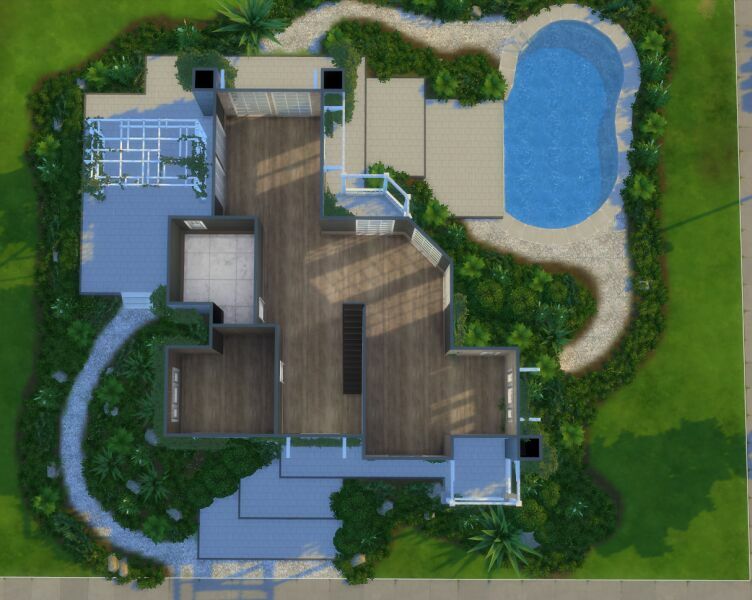 12 Rockwood Home – Shell 3 sims 4 cc 12 rockwood home shell 4