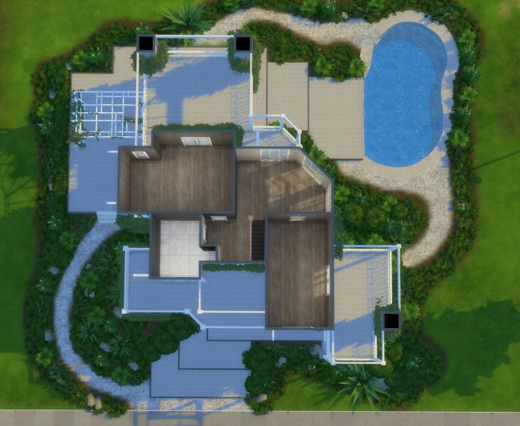 12 Rockwood Home – Shell 2 sims 4 cc 12 rockwood home shell 5