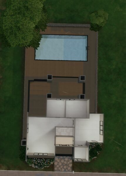 12 Sentinel Lane Home – Basegame Shell 2 sims 4 cc 12 sentinel lane home basegame shell 7