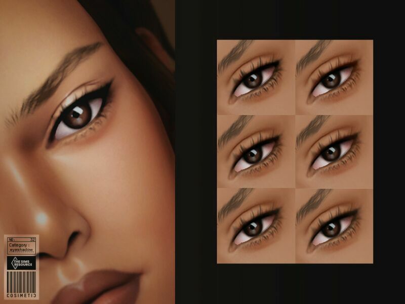 2D Lashes | Eyeshadow | N32 By Cosimetic 1 2D Lashes | Eyeshadow | N32 By Cosimetic Sims 4 CC