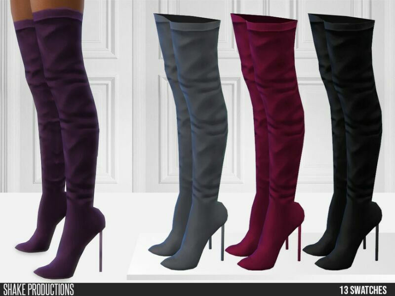 716 – Boots By Shakeproductions 1 716 – Boots By Shakeproductions Sims 4 CC