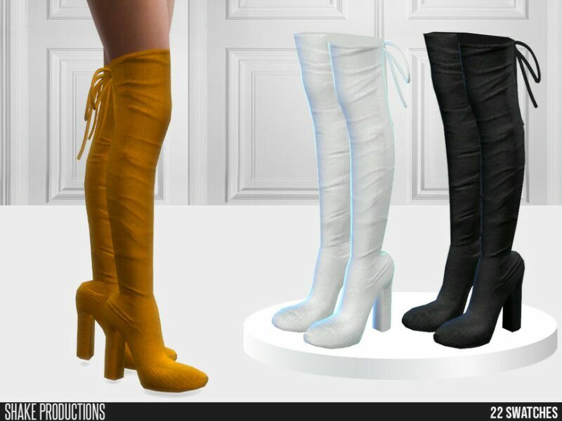 865 – High Heel Boots By Shakeproductions 1 865 – High Heel Boots By Shakeproductions Sims 4 CC