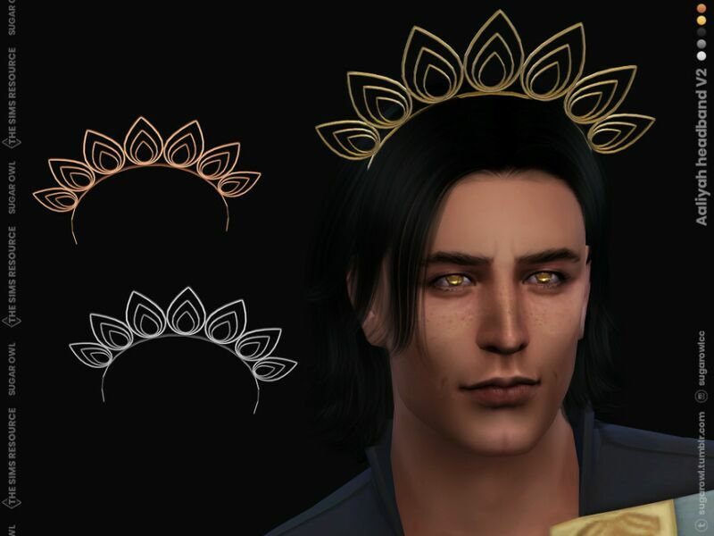Aaliyah Headband V2 1 Aaliyah Headband V2 Sims 4 CC