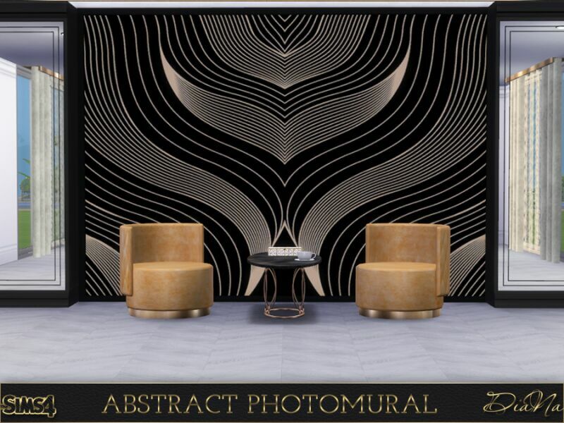 Abstract Photomural 4×3 By Dianasims 6 sims 4 cc abstract photomural 43 by dianasims 2