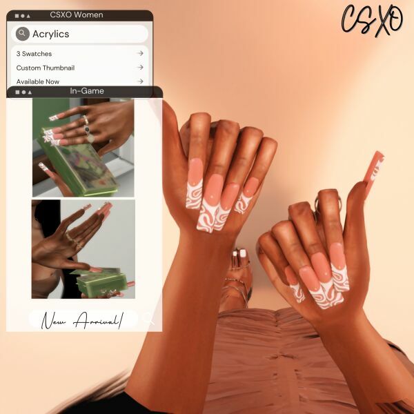 Abstract Swirl Acrylics 🤎 2 sims 4 cc abstract swirl acrylics 🤎 2