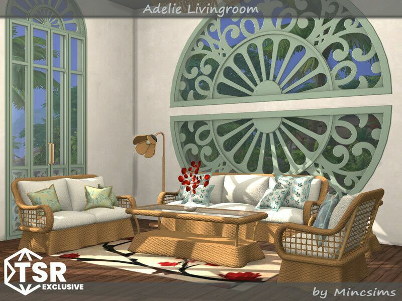 Adelie Livingroom 1 Adelie Livingroom Sims 4 CC