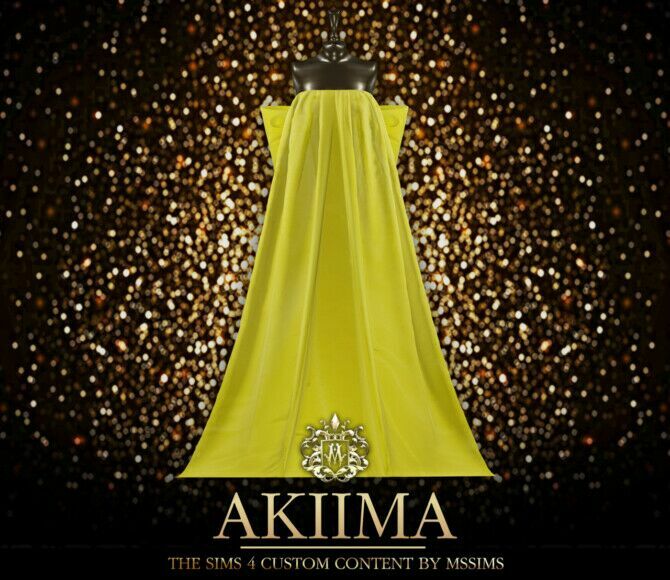 Akiima Gown By Mssims 1 Akiima Gown By Mssims Sims 4 CC