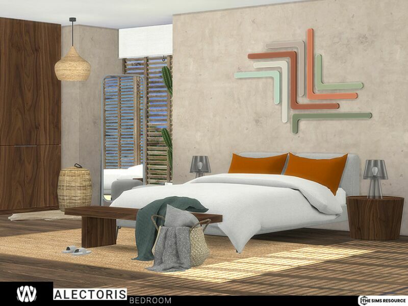 Alectoris Bedroom By Wondymoon 5 sims 4 cc alectoris bedroom by wondymoon 2