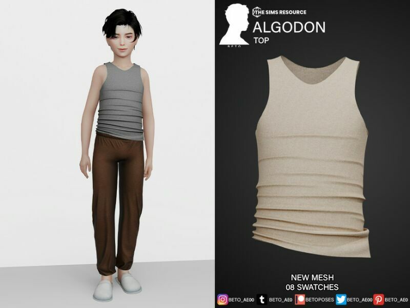 Algodon (TOP) 1 Algodon (TOP) Sims 4 CC