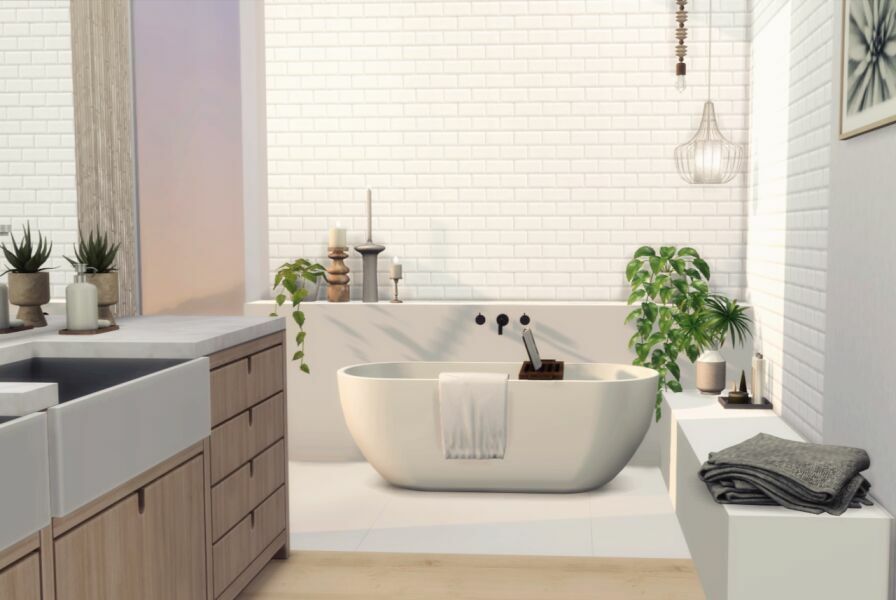 ALL White By Marywho 5 sims 4 cc all white by marywho 8