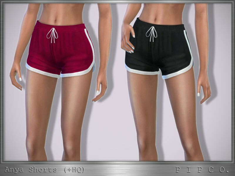 Anya Shorts. By Pipco 1 Anya Shorts. By Pipco Sims 4 CC
