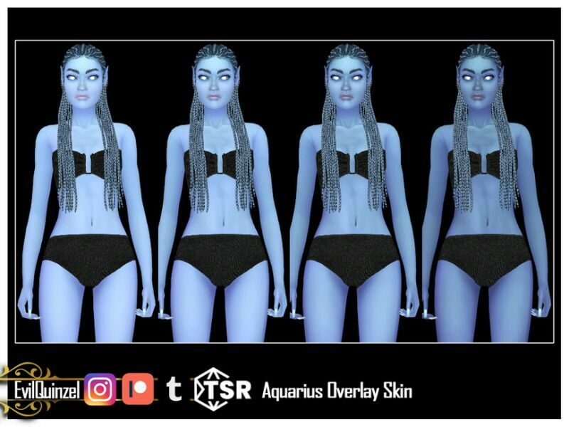 Aquarius Skin Overlay By Evilquinzel 2 sims 4 cc aquarius skin overlay by evilquinzel 2