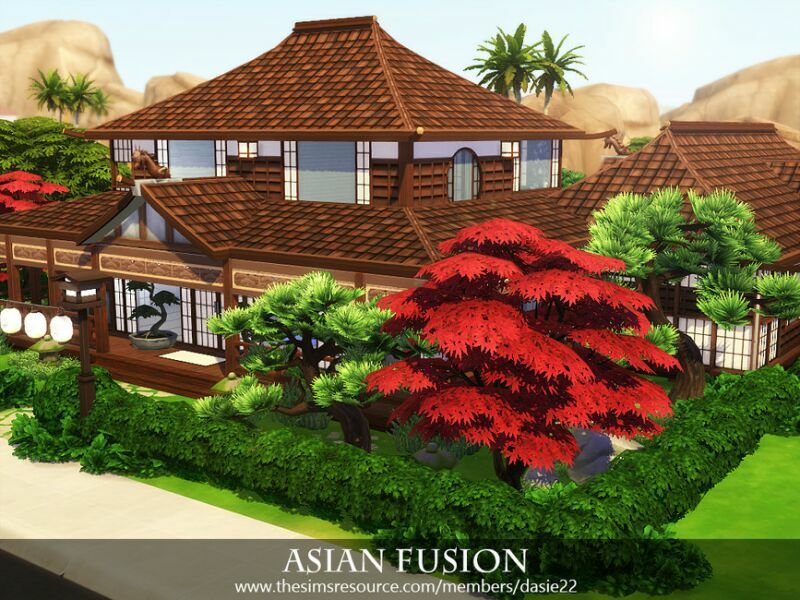 Asian Fusion By Dasie2 1 Asian Fusion By Dasie2 Sims 4 CC