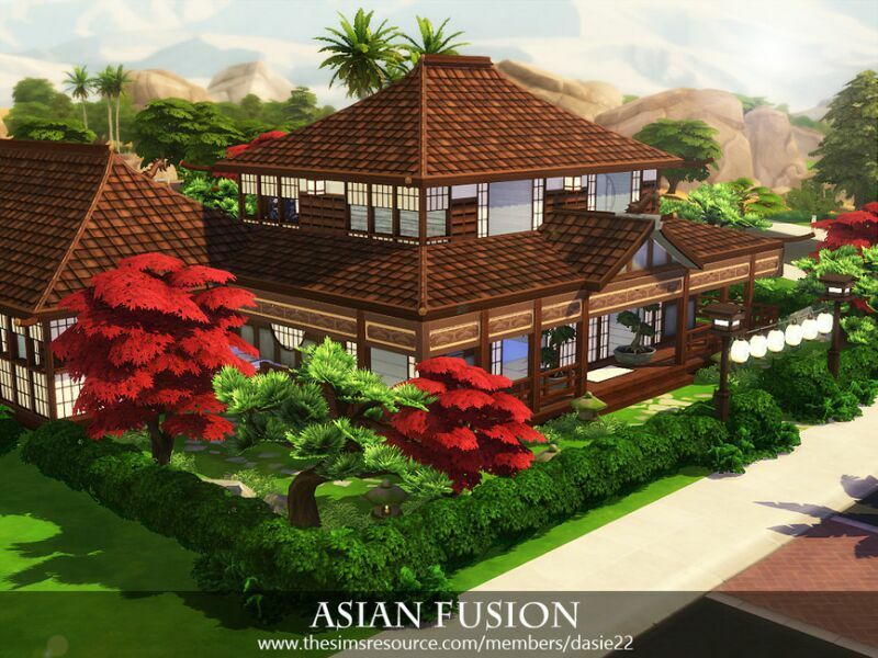 Asian Fusion By Dasie2 6 sims 4 cc asian fusion by dasie2 3
