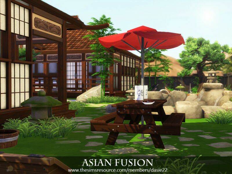 Asian Fusion By Dasie2 4 sims 4 cc asian fusion by dasie2 5