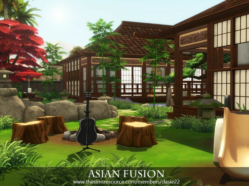 Asian Fusion By Dasie2 2 sims 4 cc asian fusion by dasie2 6
