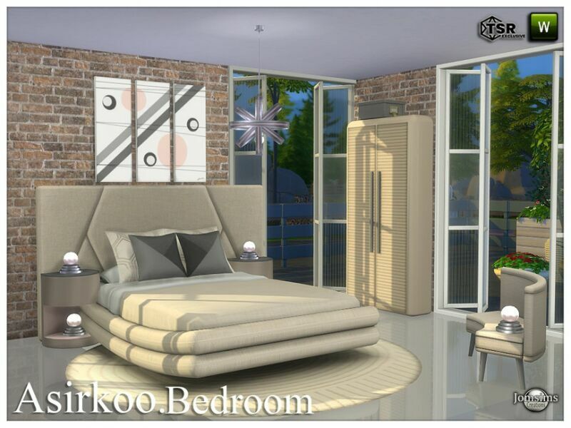 Asirkoo Bedroom By Jomsims 6 sims 4 cc asirkoo bedroom by jomsims 3