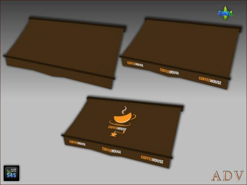 Awnings For Shops 11 sims 4 cc awnings for shops 2