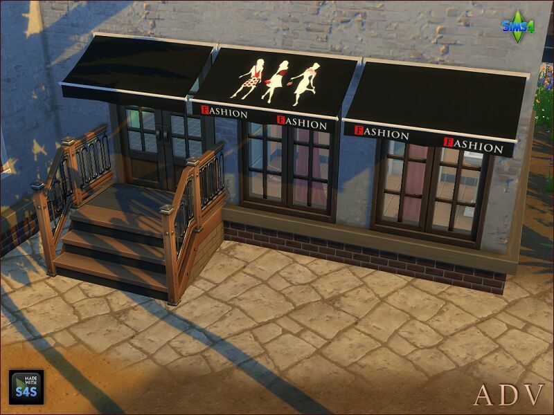 Awnings For Shops 4 sims 4 cc awnings for shops 9