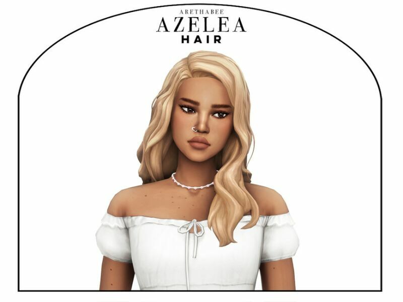 Azelea Hair (Patreon) By Arethabee 1 Azelea Hair (Patreon) By Arethabee Sims 4 CC