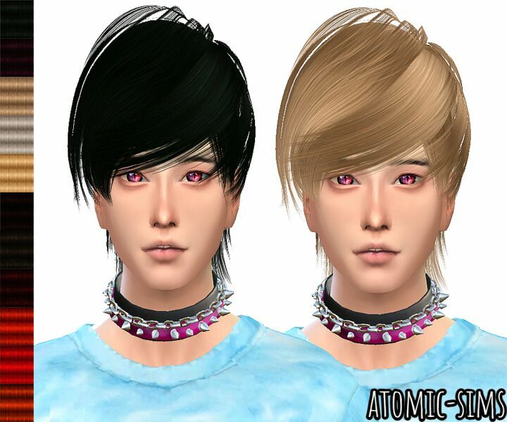 B-Flysims Hair 023 Retexture By Atomic-Sims 1 B-Flysims Hair 023 Retexture By Atomic-Sims Sims 4 CC