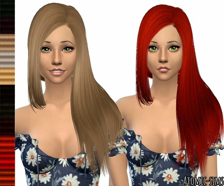 B-Flysims Hair 141 Retexture By Atomic-Sims 1 B-Flysims Hair 141 Retexture By Atomic-Sims Sims 4 CC