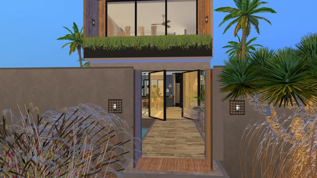 Bali Villa By Ninjyone 11 sims 4 cc bali villa by ninjyone 2