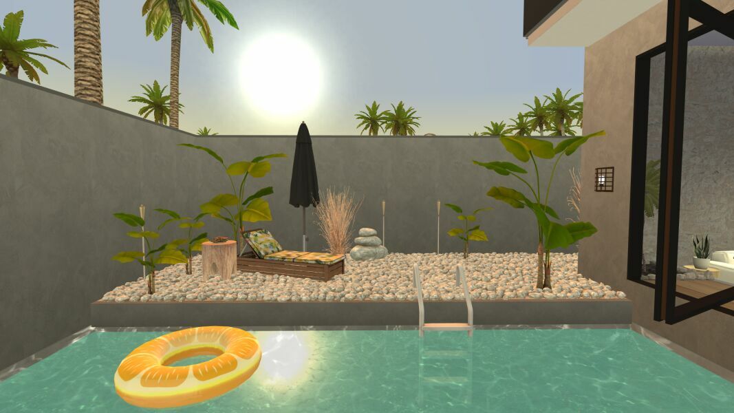 Bali Villa By Ninjyone 9 sims 4 cc bali villa by ninjyone 4